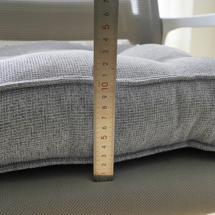 91家纺网 家纺一手货源 找家纺 囍莱家纺 2026新款柯布西耶方块坐垫 浅灰