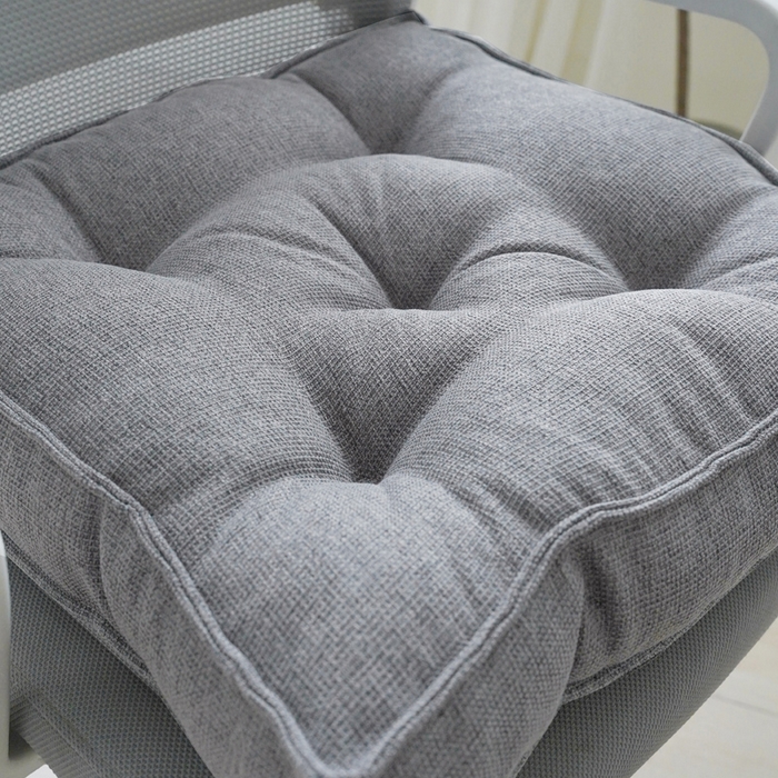 91家纺网 家纺一手货源 找家纺 囍莱家纺 2026新款柯布西耶方块坐垫 浅灰