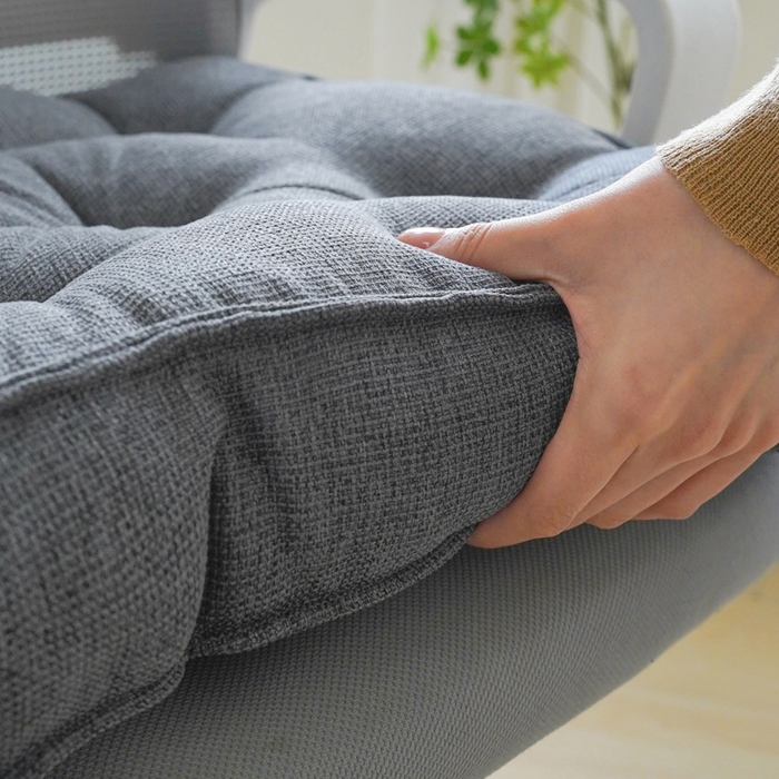 91家纺网 家纺一手货源 找家纺 囍莱家纺 2026新款柯布西耶方块坐垫 深灰