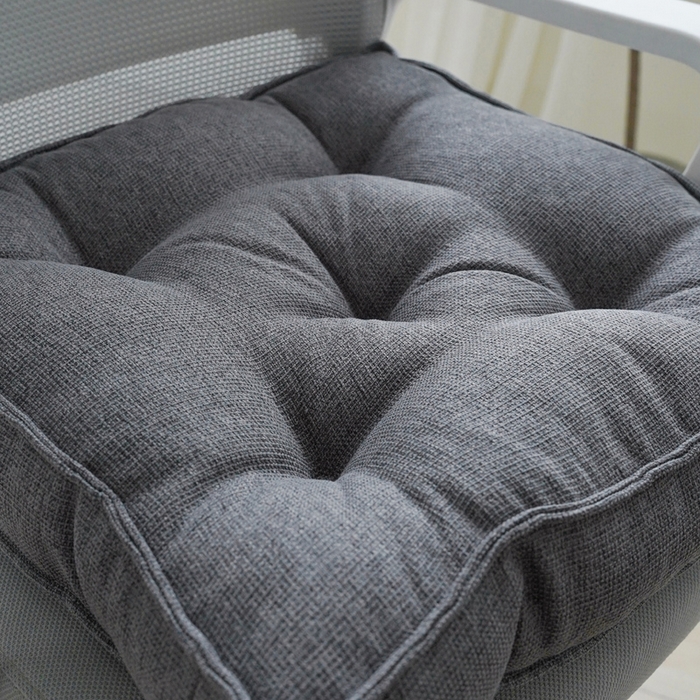 91家纺网 家纺一手货源 找家纺 囍莱家纺 2026新款柯布西耶方块坐垫 深灰