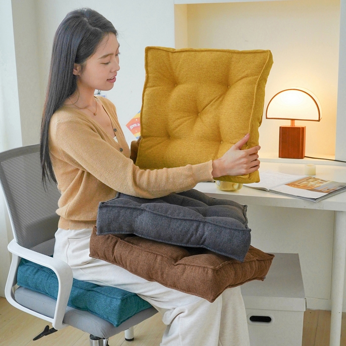 91家纺网 家纺一手货源 找家纺 囍莱家纺 2026新款柯布西耶方块坐垫 组合图仅供展示