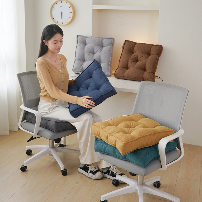 91家纺网 家纺一手货源 找家纺 囍莱家纺 2026新款柯布西耶方块坐垫 组合图仅供展示