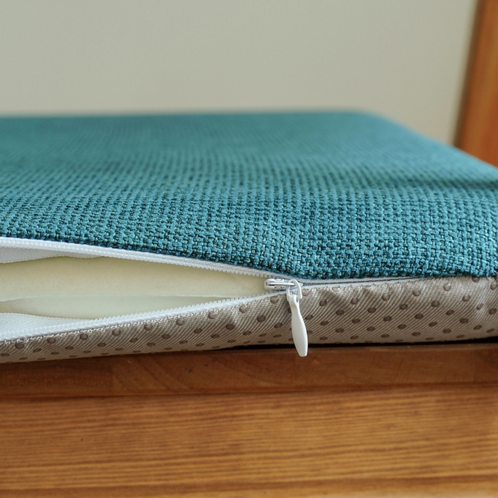 91家纺网 家纺一手货源 找家纺 囍莱家纺 2026新款记忆棉方形坐垫 绿色