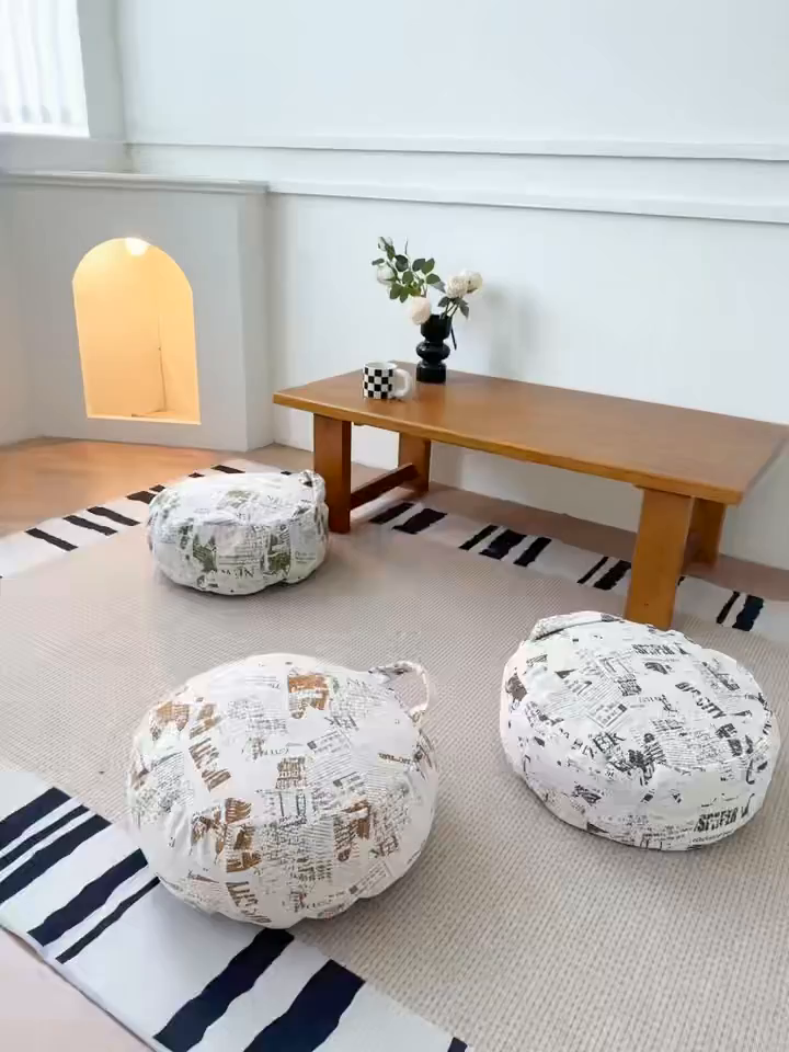 91家纺网 家纺一手货源 找家纺 （总）囍莱家纺 2026新款英伦复古懒人坐蹲（不供1688）