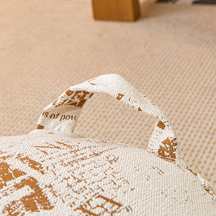 91家纺网 家纺一手货源 找家纺 囍莱家纺 2026新款英伦复古懒人坐蹲 约克金