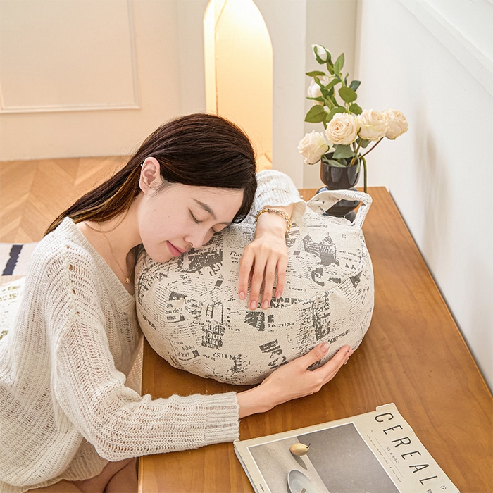 91家纺网 家纺一手货源 找家纺 囍莱家纺 2026新款英伦复古懒人坐蹲 组合图仅供展示