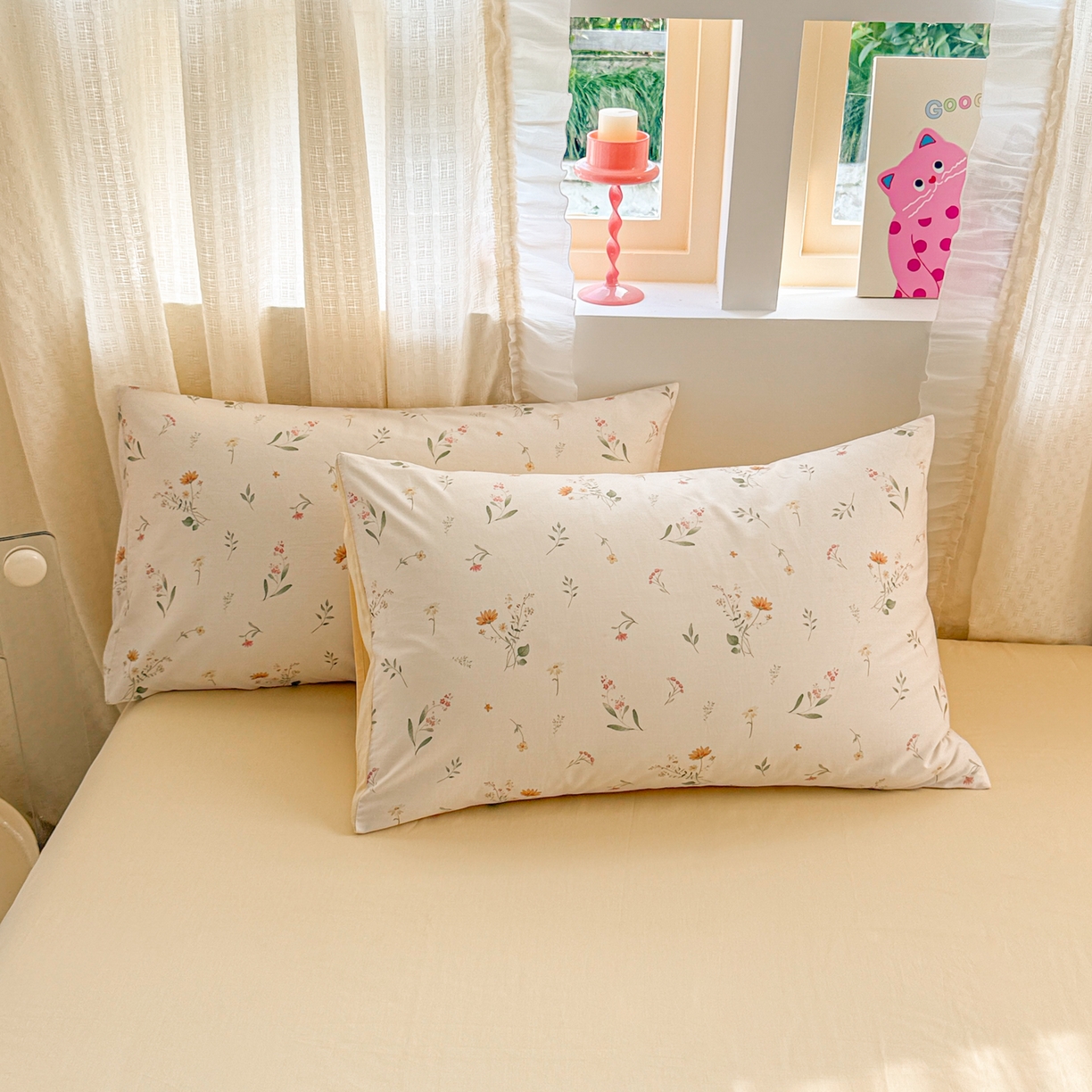 91家纺网 家纺一手货源 找家纺 呗旺鹿 2026新款全棉40支12868花草系列四件套 丰收