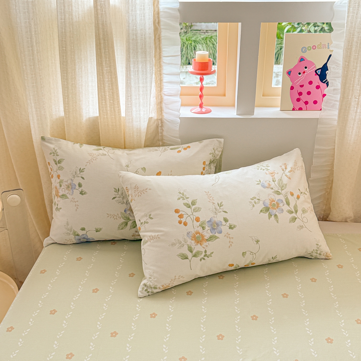 91家纺网 家纺一手货源 找家纺 呗旺鹿 2026新款全棉40支12868花草系列四件套 花草集