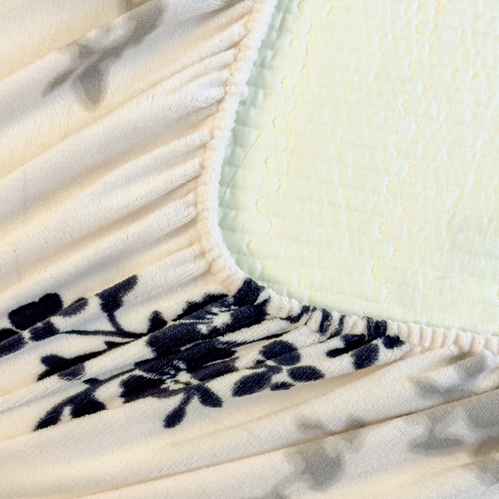 91家纺网 家纺一手货源 找家纺 欣宜家纺 2025秋冬新款韩版牛奶绒床笠法式花边床罩床垫保护套 莫里斯