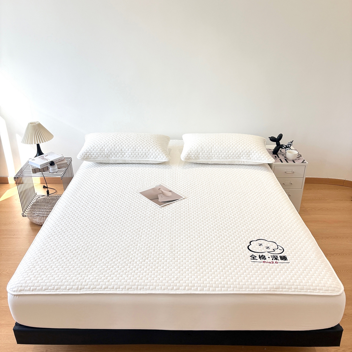 91家纺网 家纺一手货源 找家纺 （总）居眠 2026新款莱尔-全棉深睡夹棉床笠