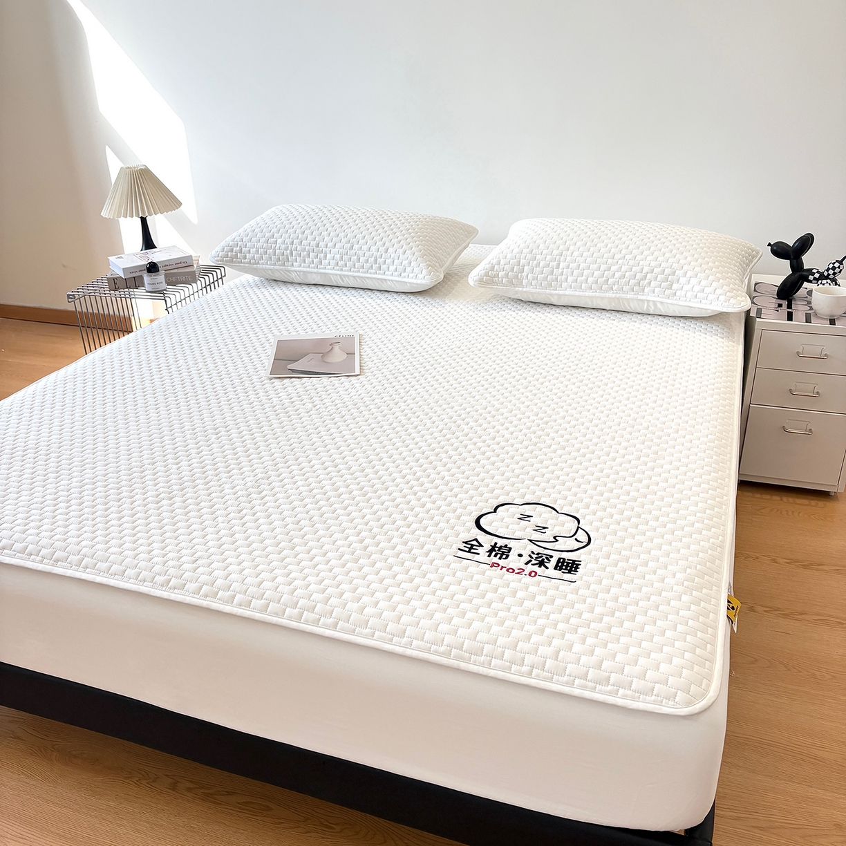 91家纺网 家纺一手货源 找家纺 （总）居眠 2026新款莱尔-全棉深睡夹棉床笠