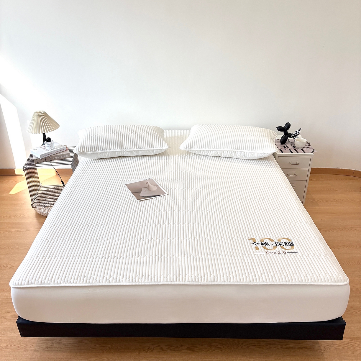 91家纺网 家纺一手货源 找家纺 （总）居眠 2026新款卡米-100全棉深睡夹棉床笠