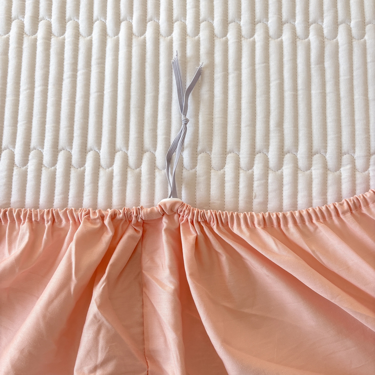 91家纺网 家纺一手货源 找家纺 居眠 2026新款卡米-100全棉深睡夹棉床笠 卡米-粉