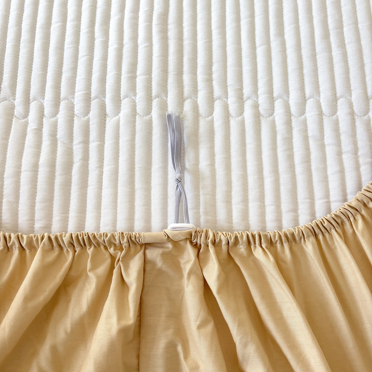 91家纺网 家纺一手货源 找家纺 居眠 2026新款卡米-100全棉深睡夹棉床笠 卡米-卡