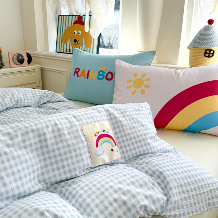 91家纺网 家纺一手货源 找家纺 （总）温眠家纺 2025新款水洗云朵棉（高克重）数码布标四件套