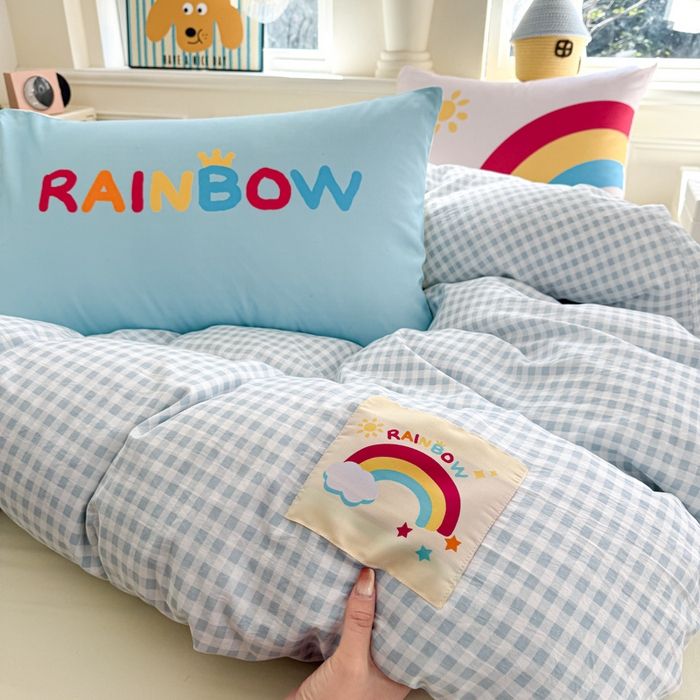 91家纺网 家纺一手货源 找家纺 （总）温眠家纺 2025新款水洗云朵棉（高克重）数码布标四件套