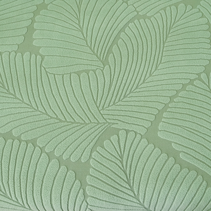 91家纺网 家纺一手货源 找家纺 兴俪韵家纺 2025新款大枫叶双扶手沙发套 大枫叶-薄荷绿