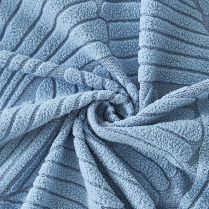 91家纺网 家纺一手货源 找家纺 兴俪韵家纺 2025新款大枫叶双扶手沙发套 大枫叶-天蓝