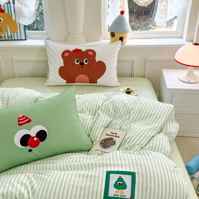 91家纺网 家纺一手货源 找家纺 （总）温眠家纺 2025新款水洗云朵棉（高克重）数码布标四件套