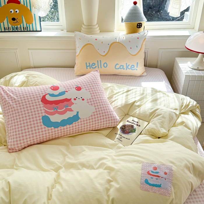 91家纺网 家纺一手货源 找家纺 （总）温眠家纺 2025新款水洗云朵棉（高克重）数码布标四件套