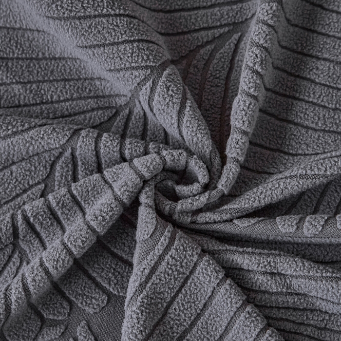 91家纺网 家纺一手货源 找家纺 兴俪韵家纺 2025新款大枫叶裙边沙发床套 大枫叶-深灰