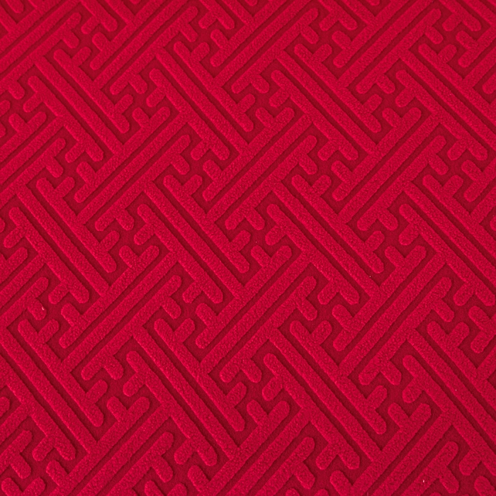 91家纺网 家纺一手货源 找家纺 兴俪韵家纺 2025新款大枫叶裙边沙发床套 非字格-大红