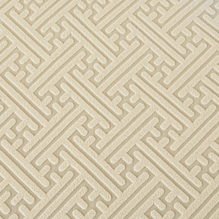 91家纺网 家纺一手货源 找家纺 兴俪韵家纺 2025新款大枫叶裙边沙发床套 非字格-米黄