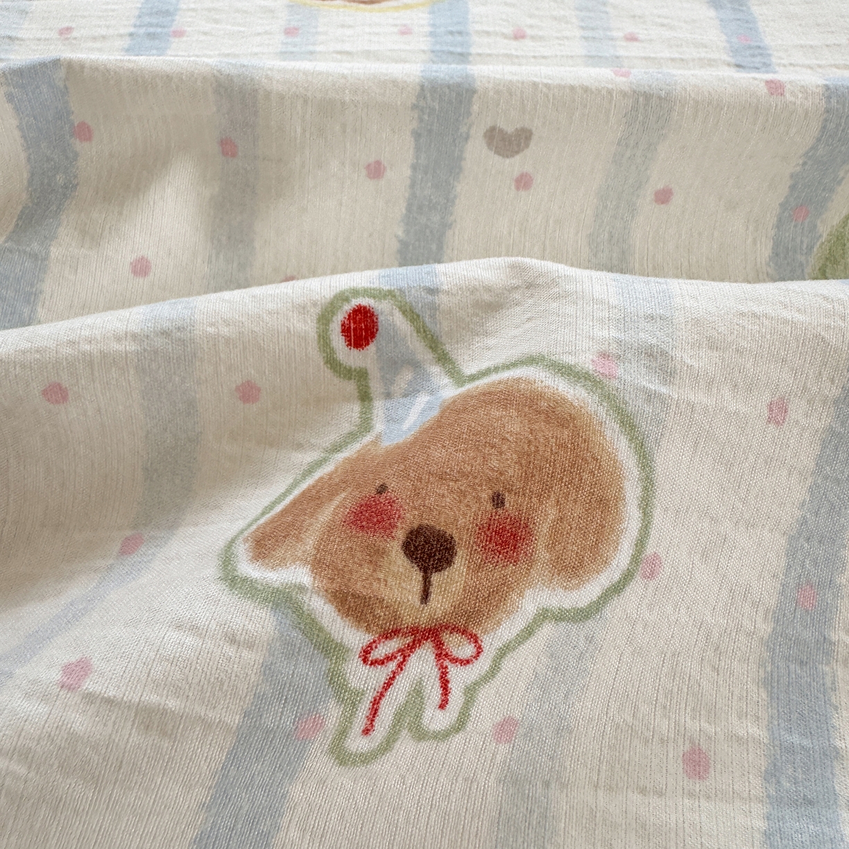 91家纺网 家纺一手货源 找家纺 沐芷 2026 【提供买家秀】双层纱A类黑色小花边单床单/床单三件套 被单 条纹乐园