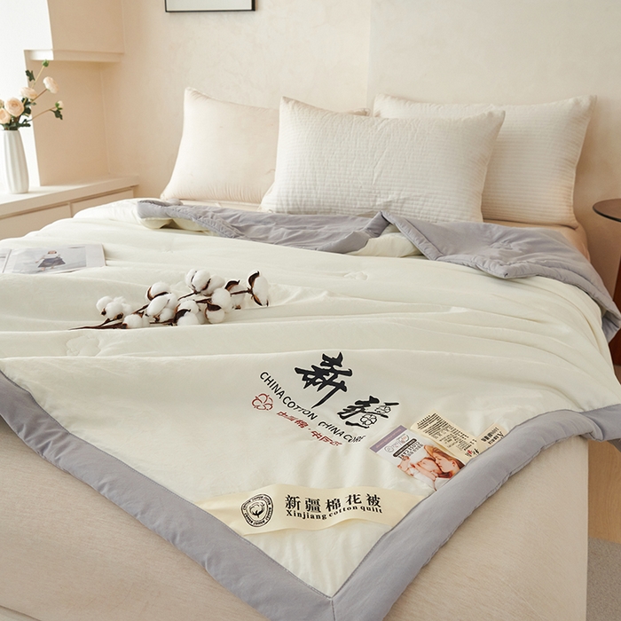 91家纺网 家纺一手货源 找家纺 （总）温眠家纺 2025新款水洗棉新疆棉花被