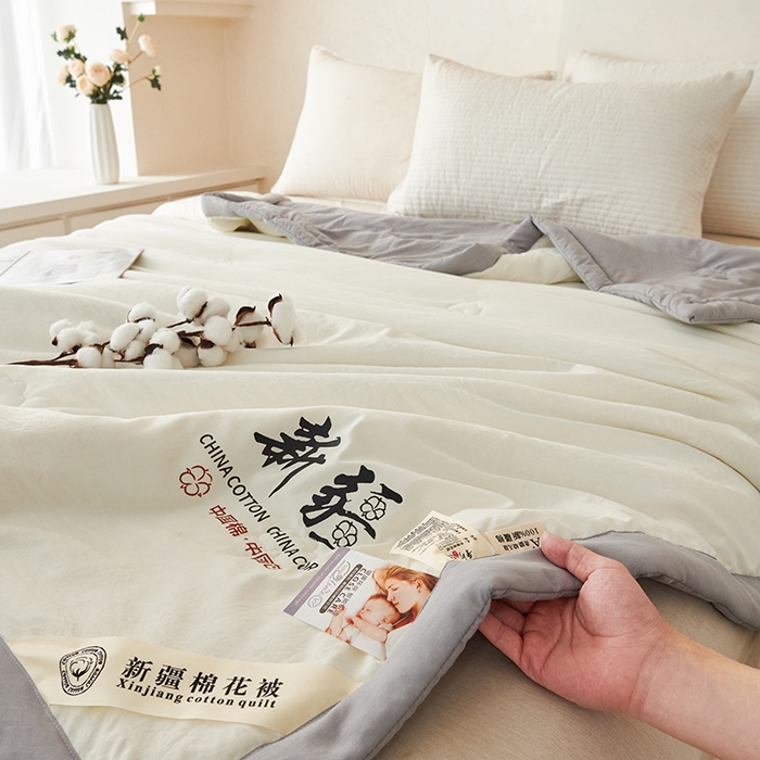 91家纺网 家纺一手货源 找家纺 （总）温眠家纺 2025新款水洗棉新疆棉花被