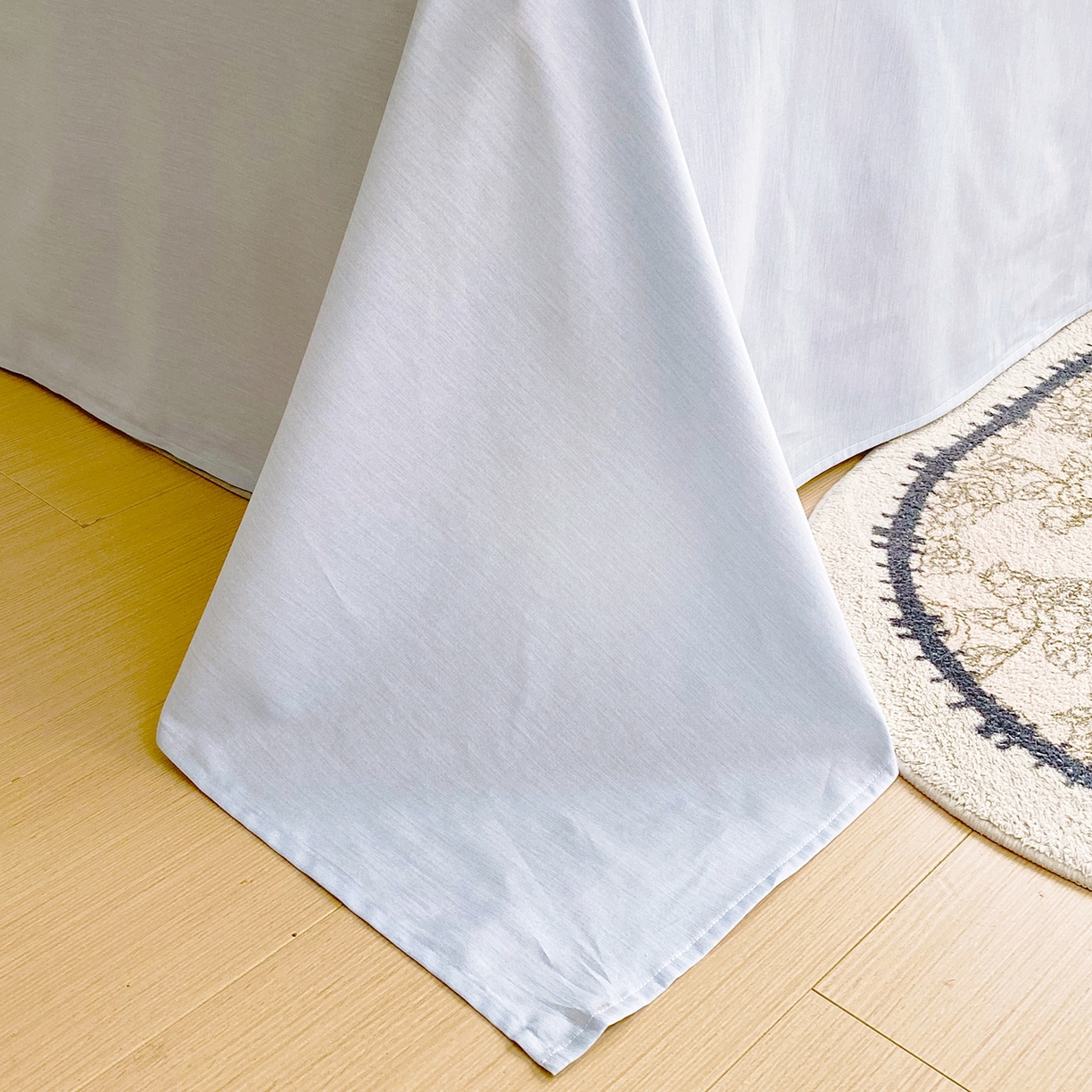 91家纺网 家纺一手货源 找家纺 小懒猪 2026新款北欧风高支高密全棉纯棉四件套（提供买家秀） 柳色衫林