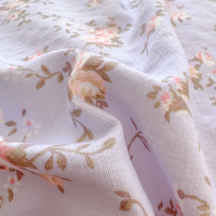 91家纺网 家纺一手货源 找家纺 温眠家纺 2025直播新款云感双层纱镂空花边四件套 花漫