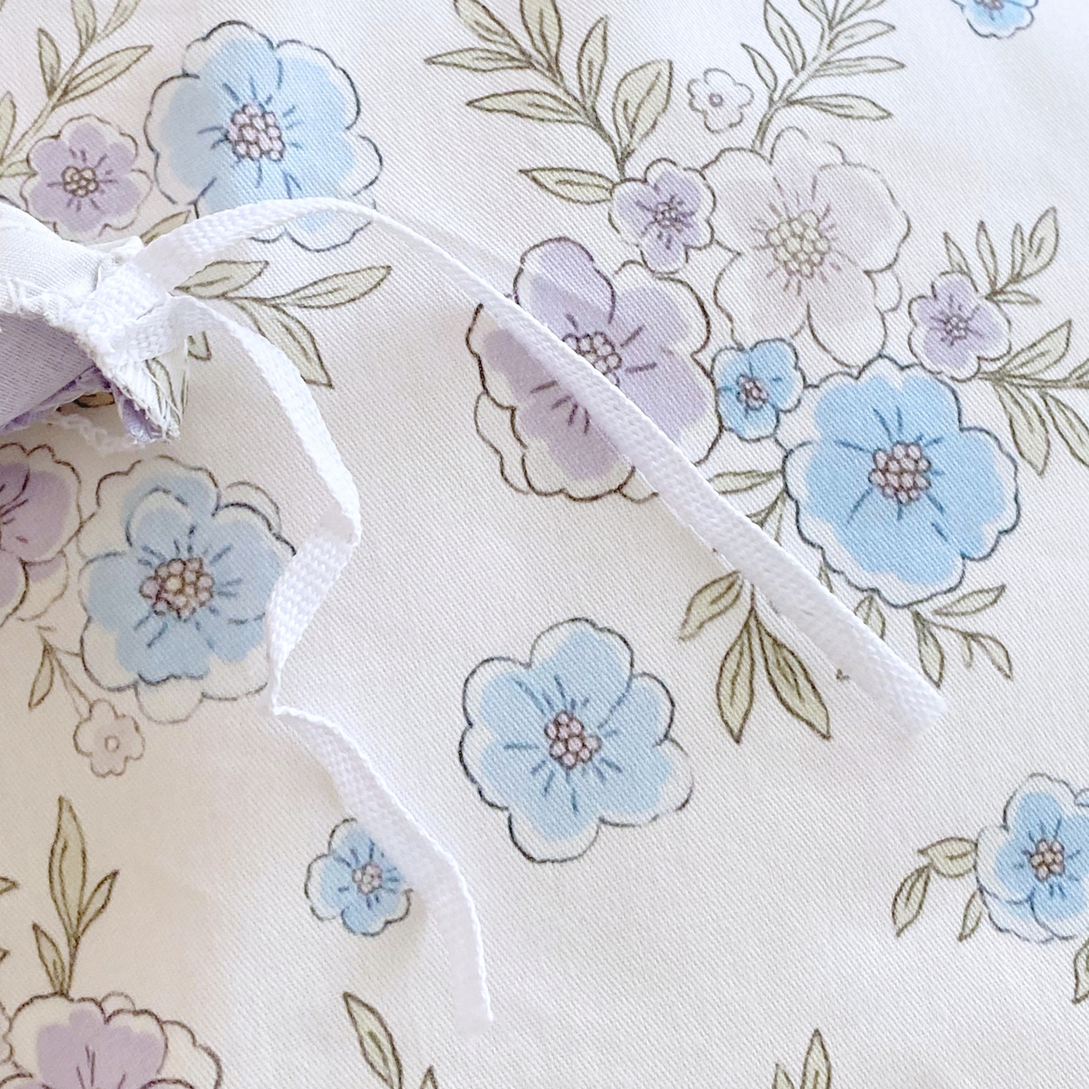 91家纺网 家纺一手货源 找家纺 小懒猪 2026新款北欧风高支高密全棉纯棉四件套（提供买家秀） 青蔓花盏