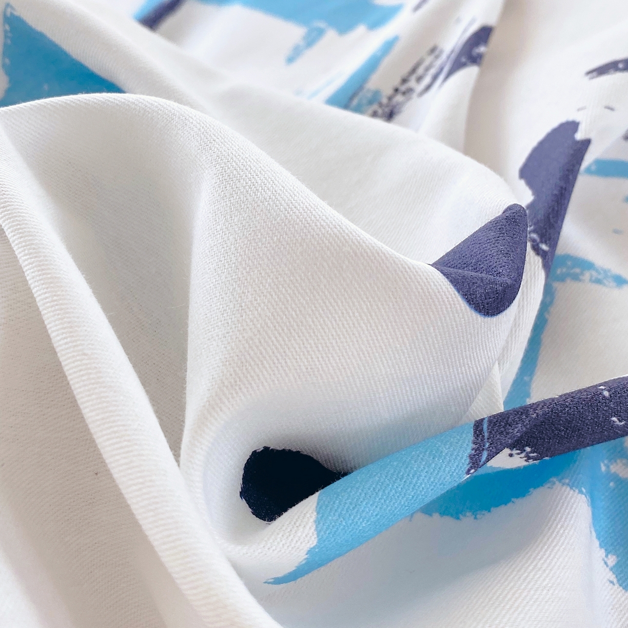 91家纺网 家纺一手货源 找家纺 小懒猪 2026新款北欧风高支高密全棉纯棉四件套（提供买家秀） 清棱