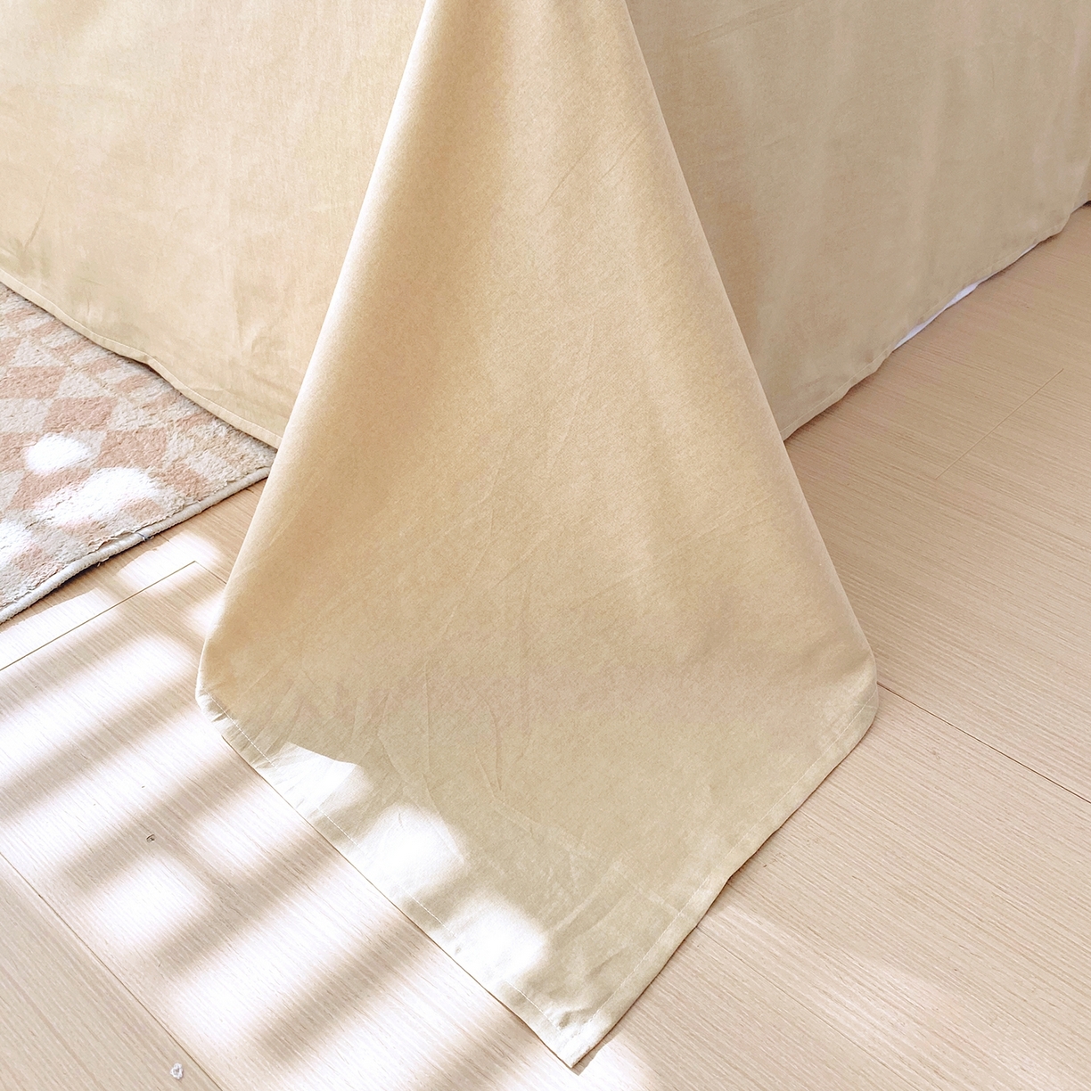 91家纺网 家纺一手货源 找家纺 小懒猪 2026新款北欧风高支高密全棉纯棉四件套（提供买家秀） 素律