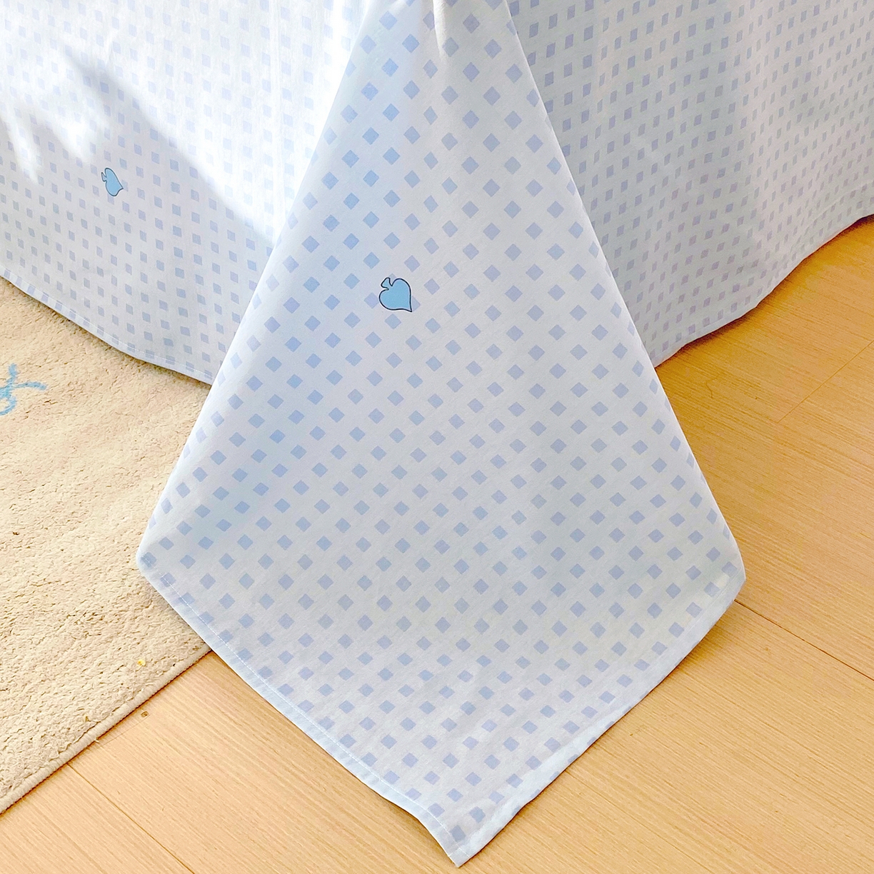 91家纺网 家纺一手货源 找家纺 小懒猪 2026新款北欧风高支高密全棉纯棉四件套（提供买家秀） 星兔软糖