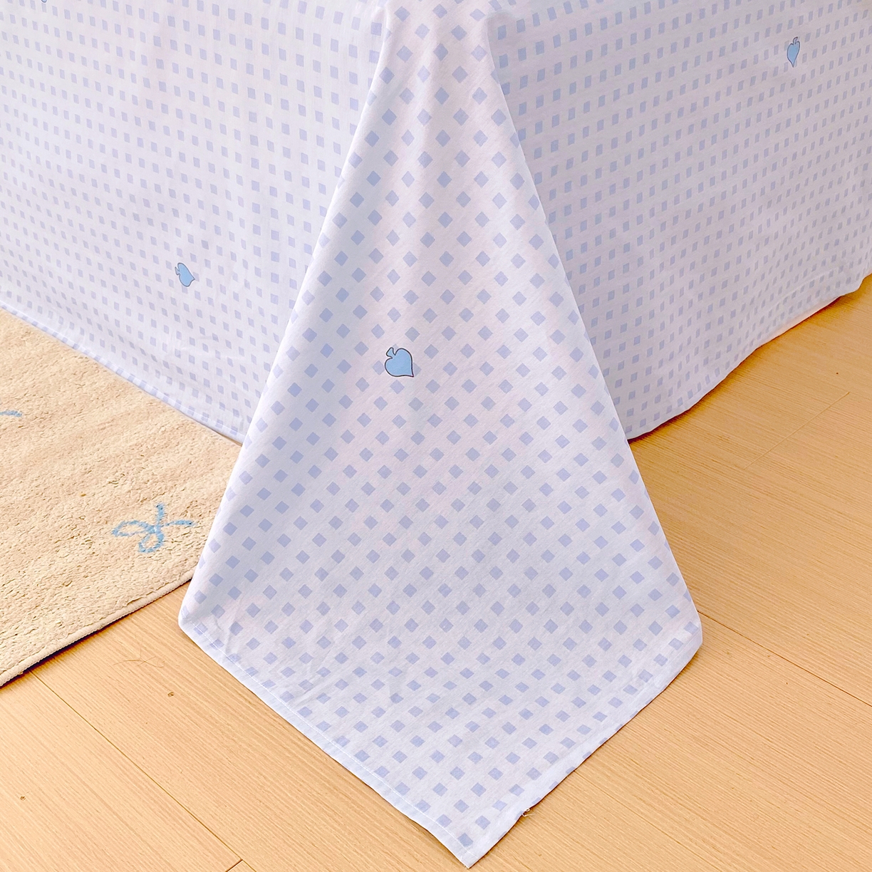 91家纺网 家纺一手货源 找家纺 小懒猪 2026新款北欧风高支高密全棉纯棉四件套（提供买家秀） 元气熊仔