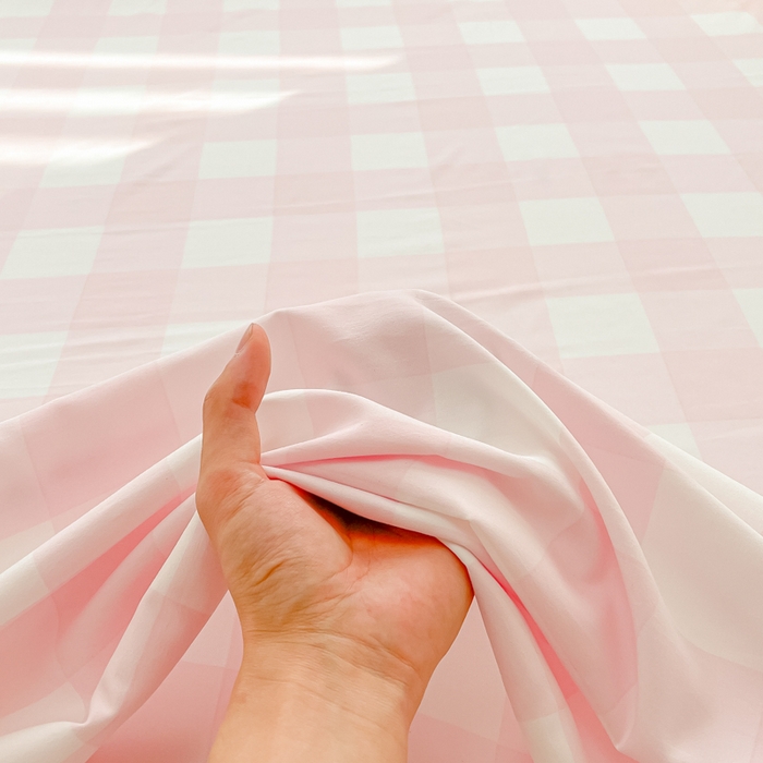 91家纺网 家纺一手货源 找家纺 温眠家纺 2025新款水洗棉色织单床单系列-单枕套 元气桃桃