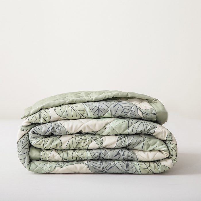 91家纺网 家纺一手货源 找家纺 （总）恩和家纺 2026新款50s莱赛尔天丝床盖被美式对角款四件套