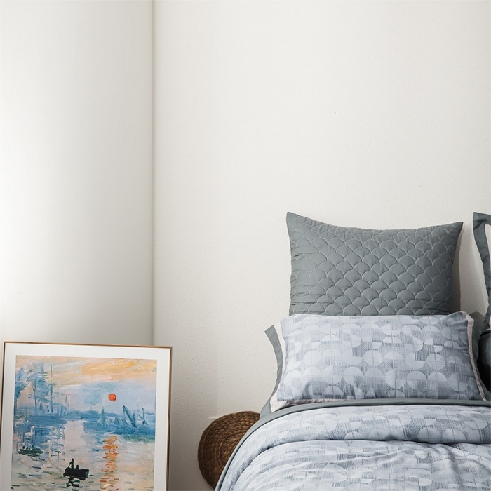 91家纺网 家纺一手货源 找家纺 （总）恩和家纺 2026新款50s莱赛尔天丝床盖被轻奢撞色款四件套