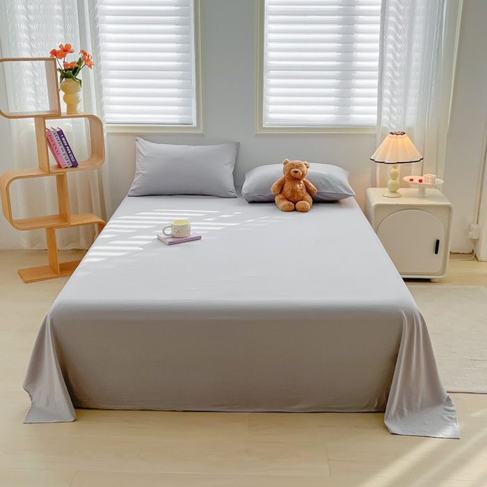 91家纺网 家纺一手货源 找家纺 （总）温眠家纺 2025新款水洗棉色织单床单系列-床拍