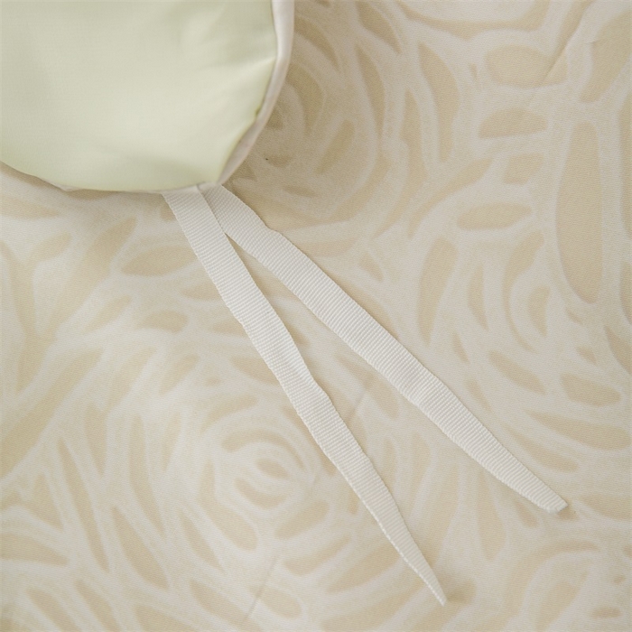 91家纺网 家纺一手货源 找家纺 恩和家纺 2026新款50s莱赛尔天丝轻奢撞色款床盖多件套 绽放 浅绿