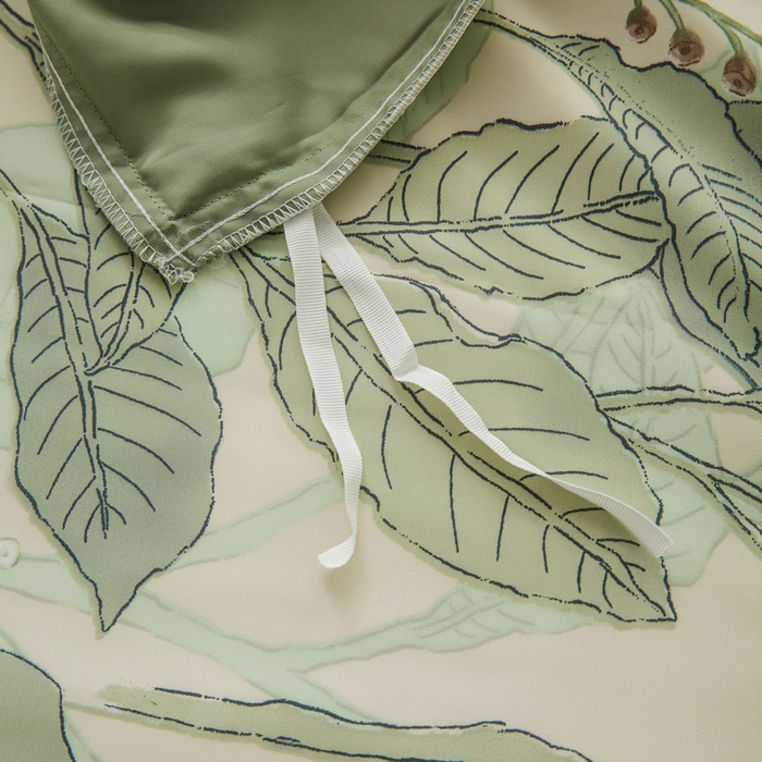 91家纺网 家纺一手货源 找家纺 恩和家纺 2026新款50s莱赛尔天丝套件美式对角款床盖多件套 箬叶