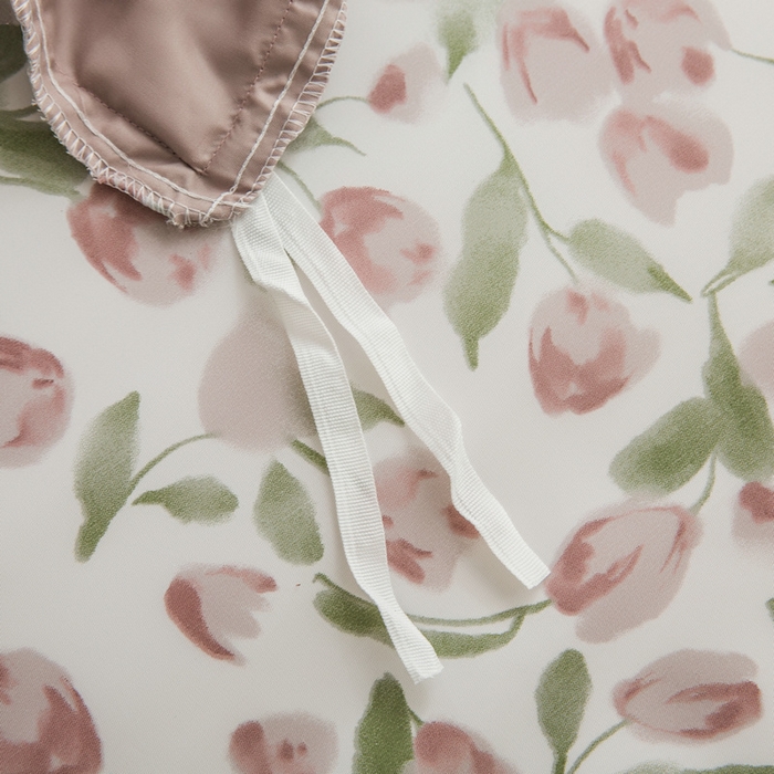 91家纺网 家纺一手货源 找家纺 恩和家纺 2026新款50s莱赛尔天丝套件美式对角款床盖多件套 郁金香