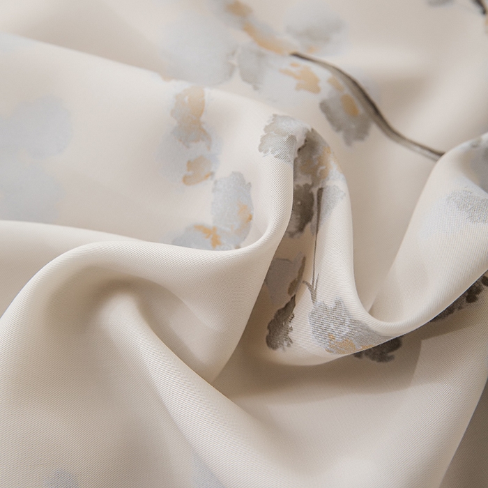 91家纺网 家纺一手货源 找家纺 恩和家纺 2026新款50s莱赛尔天丝法式花边款法式飞边床盖四件套 初雪