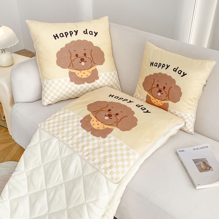 91家纺网 家纺一手货源 找家纺 （总）新奇异 2025新款数码印花多功能抱枕被