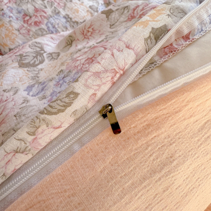 91家纺网 家纺一手货源 找家纺 温眠家纺 2025新款云感针织双层纱四件套 梵高