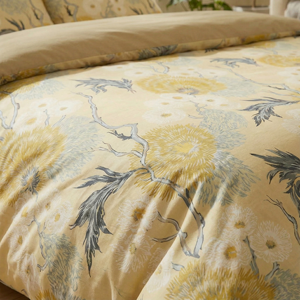 91家纺网 家纺一手货源 找家纺 （总）纯色雨家纺 2026新款全棉四件套100纯棉艺术套件国潮风高端斜纹数码印花四季床品