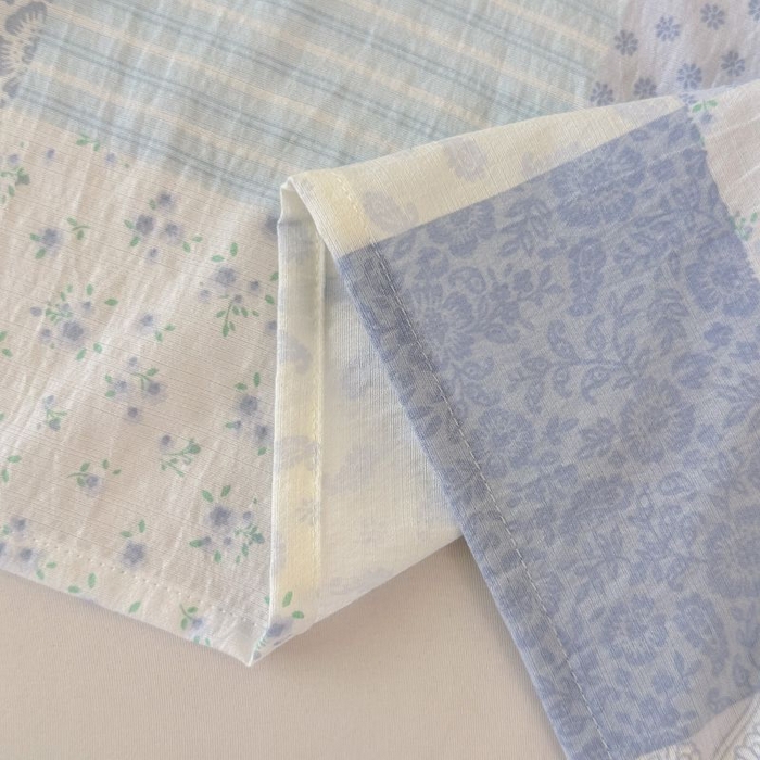 91家纺网 家纺一手货源 找家纺 （总）温眠家纺 2025春夏新款云感棉双层纱床单单床单枕套三件套