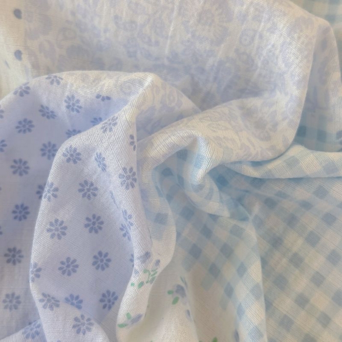 91家纺网 家纺一手货源 找家纺 （总）温眠家纺 2025春夏新款云感棉双层纱床单单床单枕套三件套